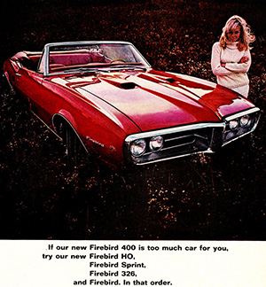 1967 Pontiac Firebird ad